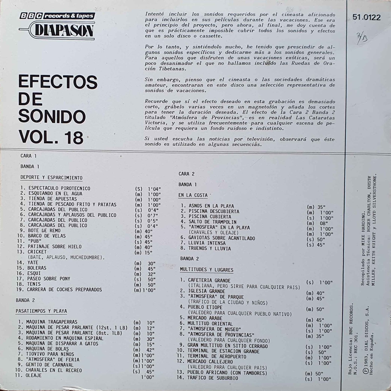 Back cover of 51.0122